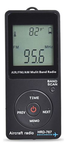 Rádio Multibanda Hrd-767 Fm/am/air Rádio Aircraft Band