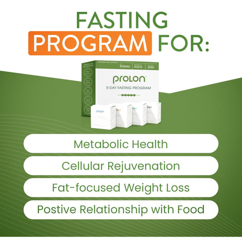 Programa De Nutrição Em Jejum Prolon Kit De Jejum De 5 Dias