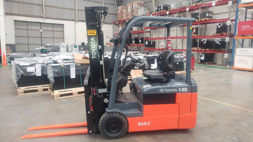 Autoelevador Eléctrico Toyota 8fbe18 1,8tn 3 Ruedas 0 Hs