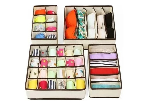 Pack Organizador Closet Ropa Interior Calcetines Petos 