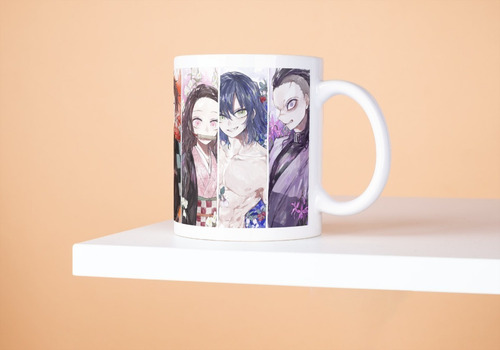 Taza Cafe Demon Slayer Personajes Principales Anime 11 Oz