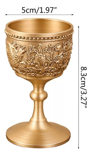 Ha Copas Cobre Sólido Dragón/fénix Licor Fuerte Regalo