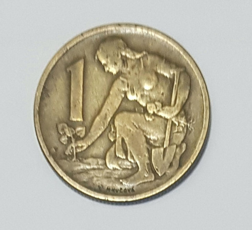 Moneda De Checoslovakia De 1969. Linda Pieza.