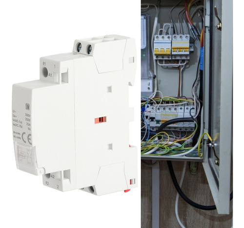 Módulo De Control De Circuito: Contactor Modular 2p Din Rail