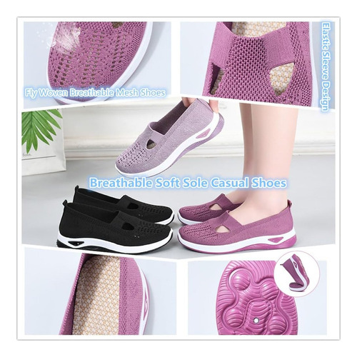 Zapatillas Ortopédicas For Mujer Cómodas Y Transpirables