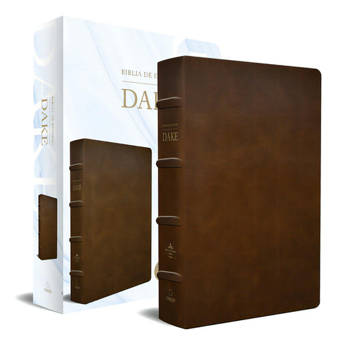 Rvr 1960 Biblia De Estudio Dake, Tamaãâ±o Grande, Piel Marrãâ³n / Spanish Rvr 1960 D Ake Study ..., De Reina Valera Revisada 1960. Editorial Origen, Tapa Blanda En Español