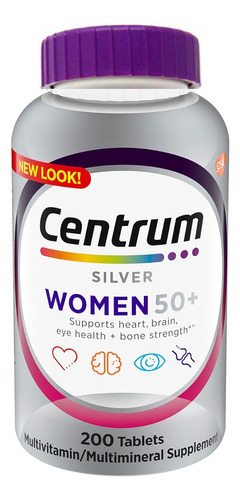  Centrum Silver Mujer 50+ Multivitaminico Vitamina B Niacina