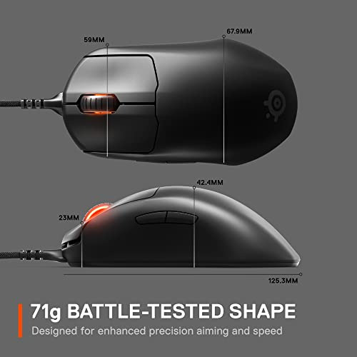 Mouse Para Videojuegos Steelseries Esports Fps Ultraligero D