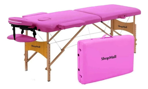 Camilla portátil spa de madera color morado ShopMall Cama 011 