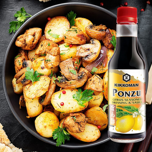 Ponzu Sushi Sashimi Soy Sauce Kikkoman 296 Ml Soya Preparada