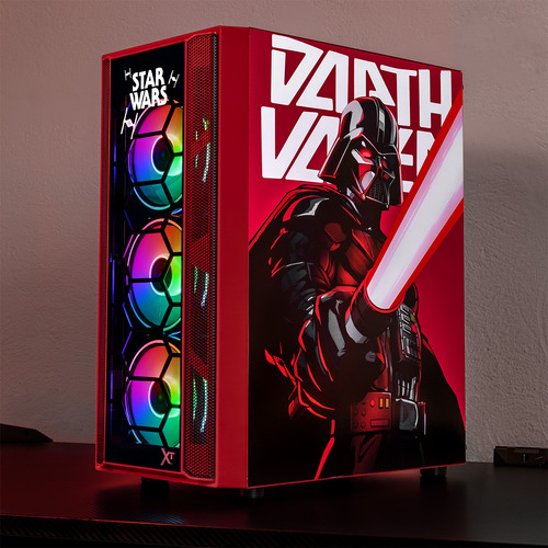 Gabinete Xtreme Pc Darth Vader Comic Edition Atx 4 Fan Argb