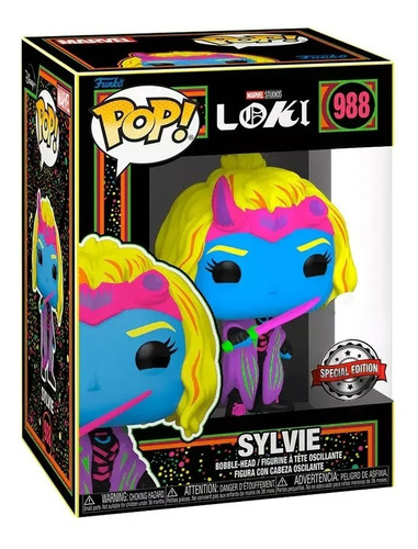 Funko Pop! Marvel Loki - Sylvie #988 Blacklight