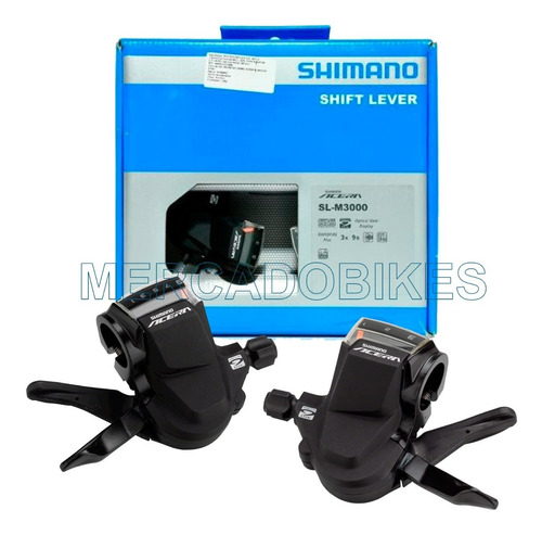 Shifters Shimano Acera 3x9 - Sl-m3000 - Visor De Marchas - Cables Y Fundas - En Caja 