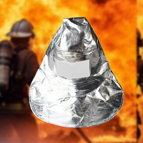 Casco Resistente Al Fuego, Capucha Facial Resistente Al
