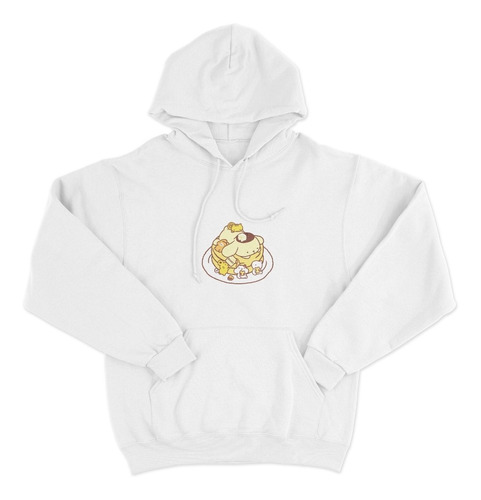 Buzo Algodon Blanco - Pompompurin Pancake Sanrio Aesthetic