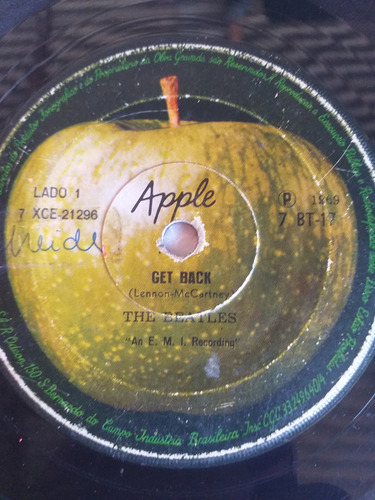 Compacto The Beatles - Don't Let Me Down///get Back 1969 (Usado)