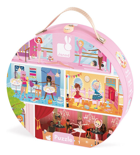Janod 100 Piece Dance Academy Ballerina Puzzle Toy Mini Mini