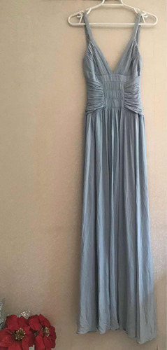 Vestido Azul Bajito Gris Azulado  Talla Xsbcbgmaxazria