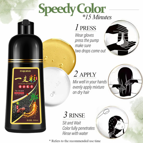 ChampĂș Colorante Para El Cabello A Base De Hierbas De Color