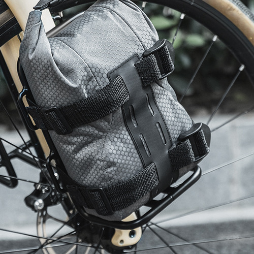 Estante De Horquilla Delantera Para Bicicleta Con Bolsa De