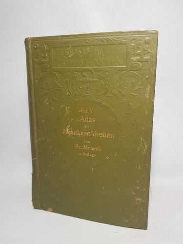 Antiguo Atlas Enfermedades De La Piel Alemán 1904 Mag 57796