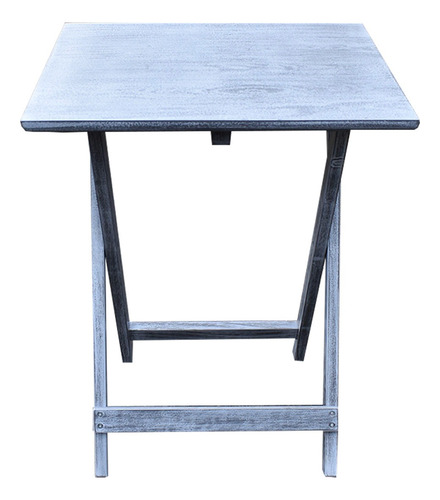 Mesa Plegable De Madera Portátil De Jardín Multiusos Color Rectangular Vintage