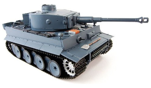 1:16 Rc German Tiger Tanke Control Remoto Con Sonido Y Humo