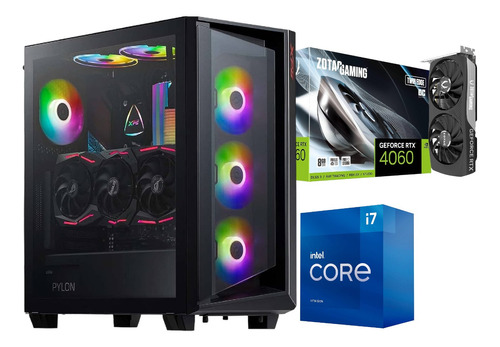 Pc Gamer Moderna Rtx 4060 Intel Core I7 Ram 32 Gb 1 Tb