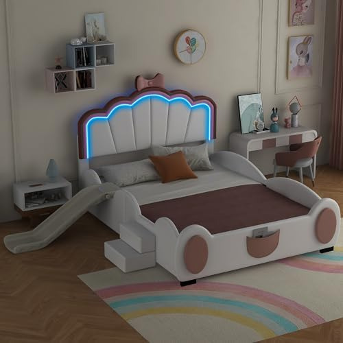 Base De Cama Tapizada De Tamaño Matrimonial Con Cabecero De