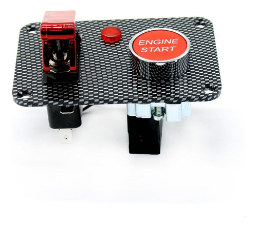 Botón De Encendido Del Motor De Encendido Del Coche Botón