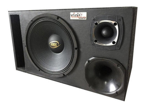 Caixa Trio Alto Falante Eros + Drivers E Tweeter 670wrms
