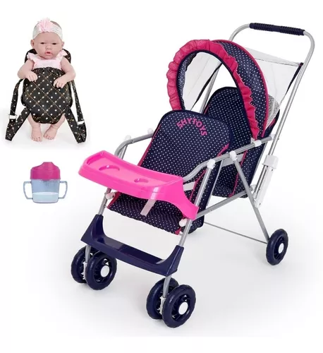 Bebé Reborn Paula 46 cm, Carrinhos de licença