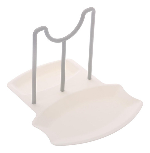 Pote De Cozinha Tampa De Prateleira De Armazenamento Branco
