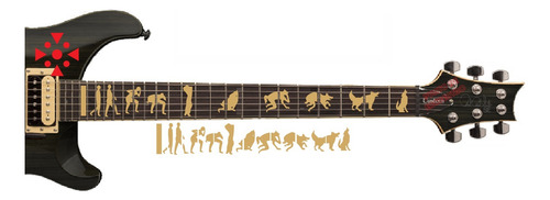 Sticker Inlays Para Guitarra Tipo Man To Wolf