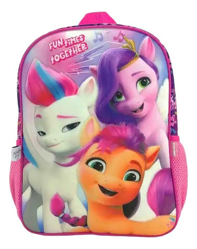 Mochila My Little Pony Primaria Backpack Ds280 Color Rosa Diseño De La Tela Lisa