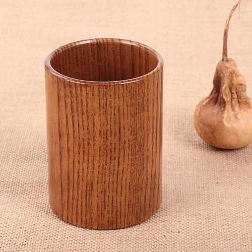 Portalápices Redondo De Madera Multiusos Organizador De Pali
