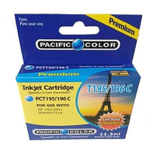 Tinta Pacific Color Pct 195/196 C Cian