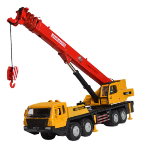 1:50 Crane De Grúas Camión Vehículo Ingeniería Rojo