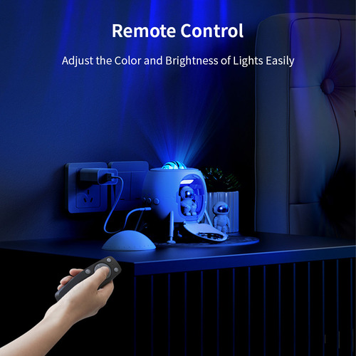 Proyector Nocturno Star Lights Para Techo, Diseño Lunar Land
