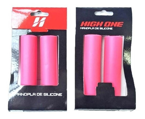 Manopla High One Silicone 135mm Rosa