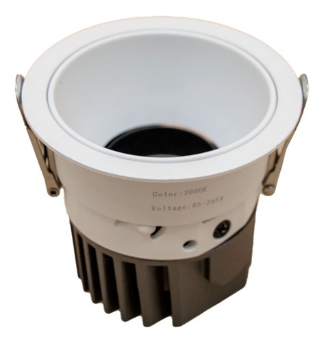 Set De 4 Lamparas Ajustables Luz Led Blanca 4000k Blanco