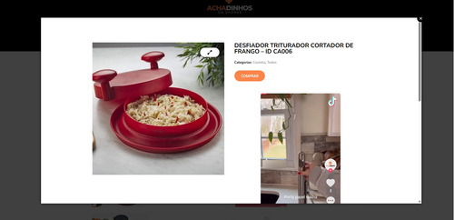 Template Site Para Achadinhos