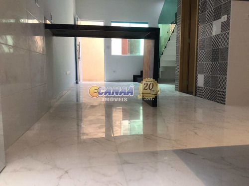 Sobrado De Condomínio Com 2 Dorms, Caiçara, Praia Grande - R$ 259 Mil, Cod: 8241 - V8241
