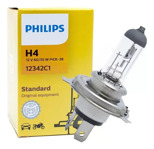 Lampada Farol Milha Saveiro Cross G5 2009 A 2012 H4 Philips