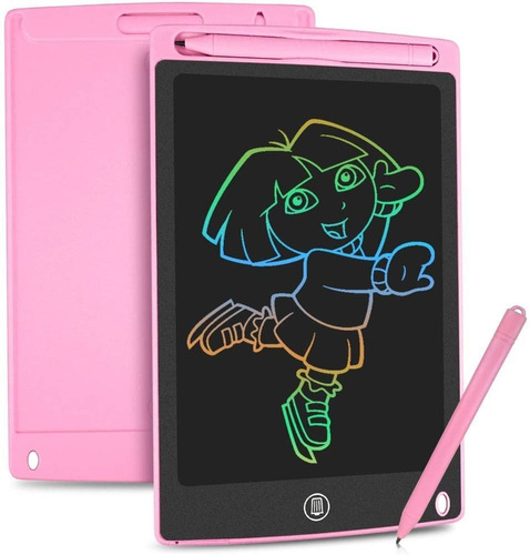 Tablete Lcd Infantil 8.5 Polegadas Escrever E Desenhar Cor Branco