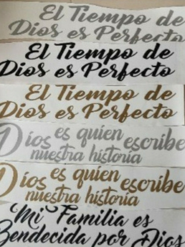 Reloj De Pared 3d Tamaño Grande + Frase En Vinilo