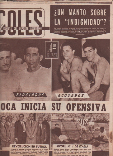 Revista - Goles - N° 598 - Año 1960 San Lorenzo - Boca