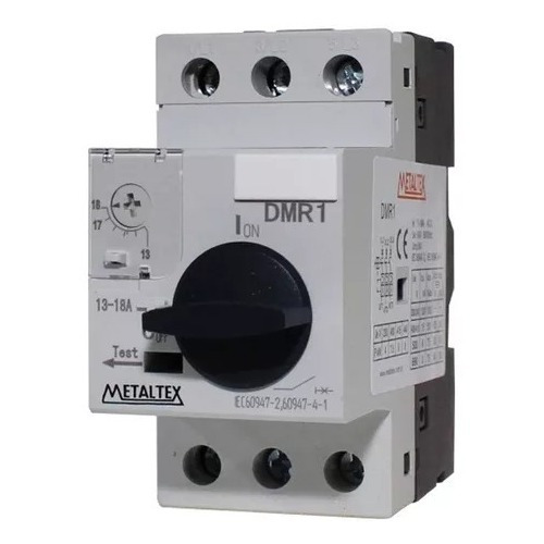 Disjuntor Motor Rotativo 13a - 18a Dmr1-18a Metaltex