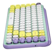 Comprar Teclado Logitech Pop Keys Mecanico Inalambrico Menta Lila
