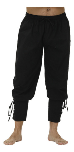 Disfraz, Pantalones Medievales, Disfraz De Pirata Para Hombre, Con Cordones, Talla R